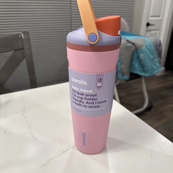 Owala 30oz FreeSip SWAY Stainless Steel Water Bottle - Kickflip - Picture 1 of 12